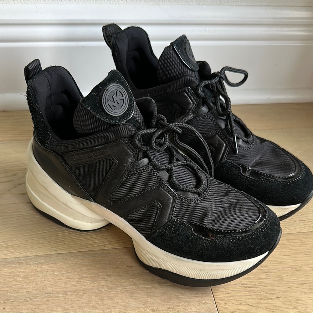 Michael Kors Olympia Black and White Sneakers